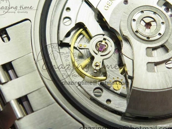 Jubilee Bezel Best II Blue Diamonds GMF Red SA3285 CHS Steel 904L Black On Dial V3 GMT-Master Bracelet Edition 0401